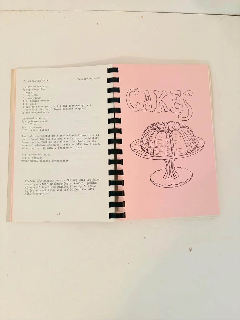 Vintage 1985 Tremont Illinois Sesquicentennial Celebration Cookbook
